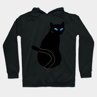 Cat With Blue Eyes Hoodie